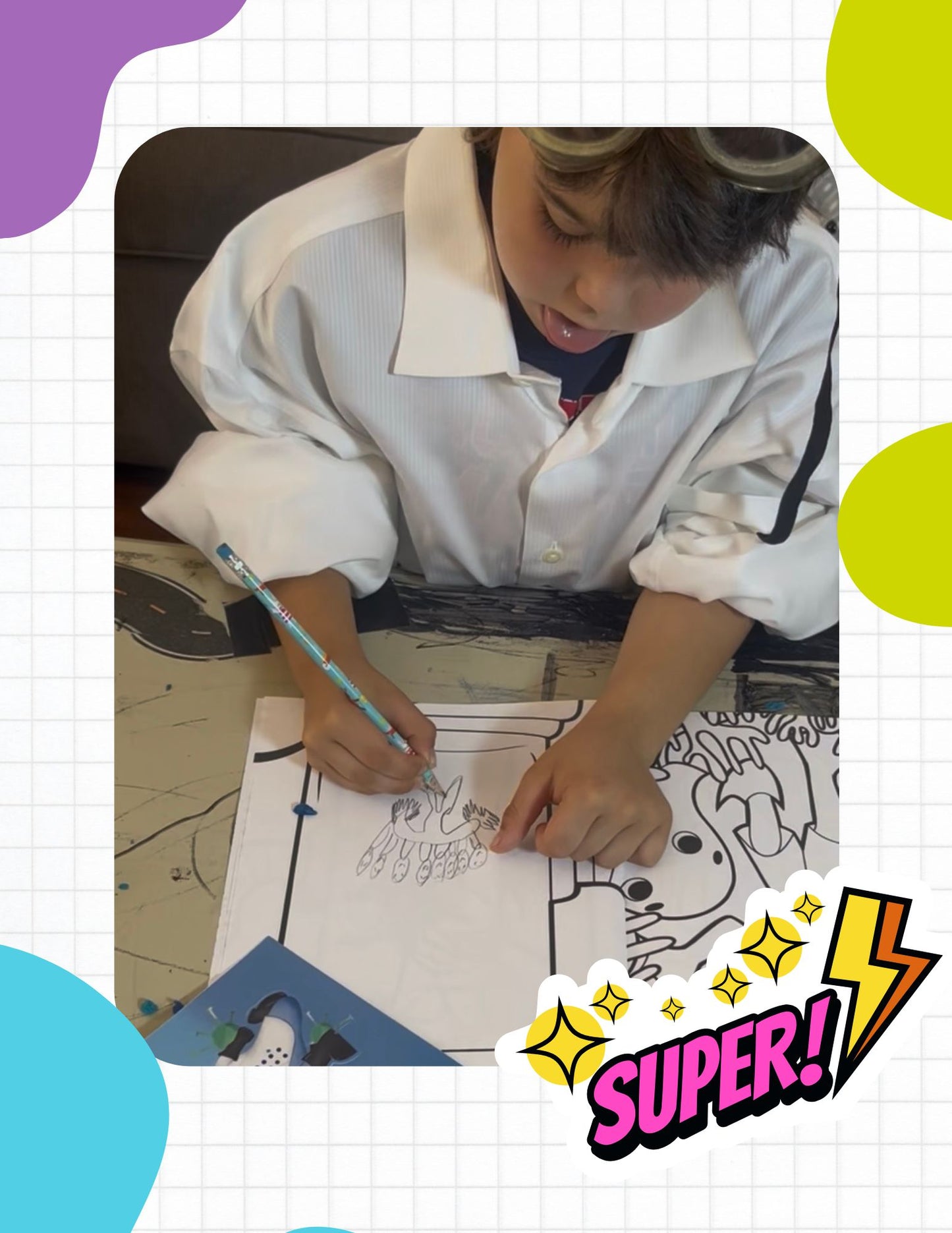 Nathan the Mad Scientist Coloring Book